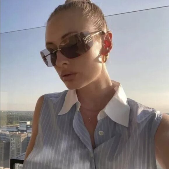 Miu Miu MU54YS 5AK06I Purple Sunglasses - Picture 8 of 11